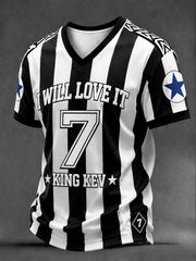 Men “I will love it if we beat them. Love it.” V-neck T-shirts
