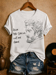 Women's Irish Folk Street Musician T-Shirt