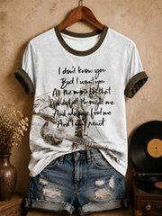 Women's Irish Folk Street Musician T-Shirt