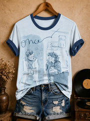 Women's Irish Folk Street Musician T-Shirt