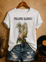 Women's Irish Folk Street Musician T-Shirt
