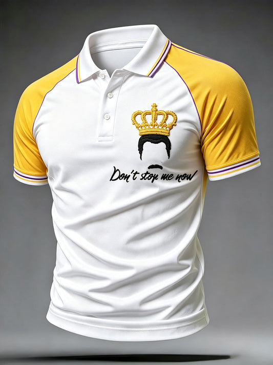 Men's UK Music Lover Art Printed Casual Tops