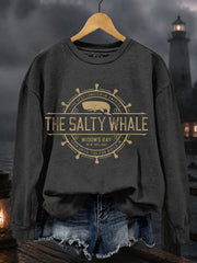 Women's Greetings From Widow’s Bay Halloween Horror Sweatshirt