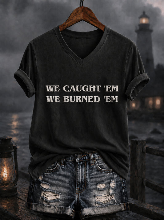 Women's Greetings From Widow’s Bay Halloween Horror T-shirt
