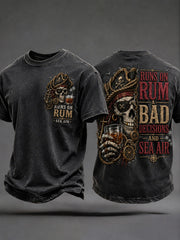 Men's 'Runs On Rum, Bad Decisions, And Sea Air' T-Shirts