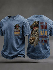 Men's 'Runs On Rum, Bad Decisions, And Sea Air' T-Shirts