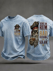 Men's 'Runs On Rum, Bad Decisions, And Sea Air' T-Shirts