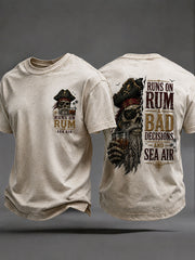 Men's 'Runs On Rum, Bad Decisions, And Sea Air' T-Shirts