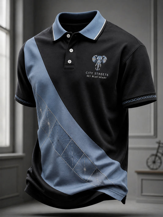 Men's Coventry Football Lover Art Printed Casual Tops