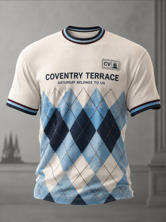 Men's Coventry Football Lover Art Printed T-shirt