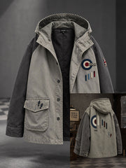Men's UK Music Lover Mods Art Printed Jacket