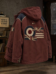 Men's UK Music Lover Mods Art Printed Jacket
