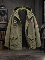 Men's UK Music Lover Mods Art Printed Jacket