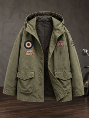 Men's UK Music Lover Mods Art Printed Jacket