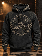 Men's Ska Revival Style Printed Hoodie