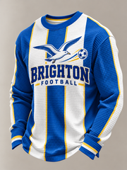Men's Brighton Football Printed Waffle Sweatshirt