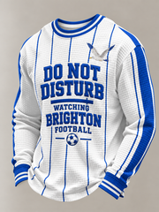Men's Brighton Football Printed Waffle Sweatshirt