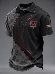 Men's Remembrance Day Lest We Forget Print Shirt
