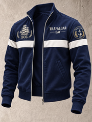 Men's Trafalgar Day Printed Jacket