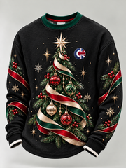Men's Mods Culture UK Music Lover Christmas Printed Crew Neck Sweatshirt