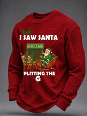 Men's Irish Christmas Waffle Sweatshirt