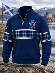 Men's St. Andrew's Day Print Zip-Up Hoodie