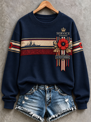 Women's Remembrance Day Regular Sweatshirt