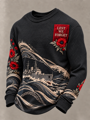 Men's Remembrance Day Waffle Sweatshirt