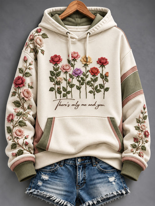 Women's There's Only Me And You Print Hoodie